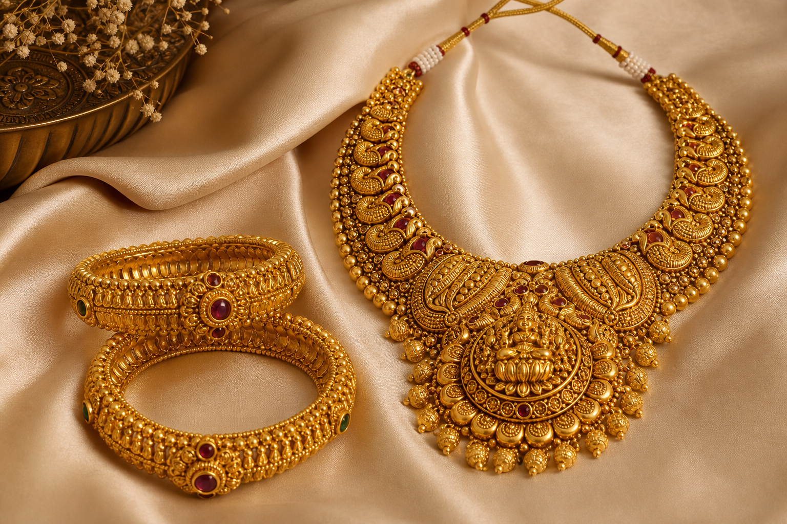 Gold Nath Set